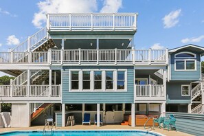 Et oppvarmet basseng