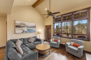 Televisor i llar de foc