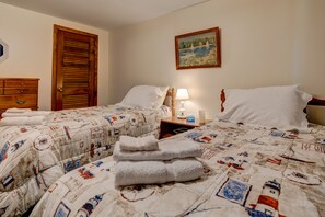 2 室のベッドルーム、インターネット、ベッドシーツ