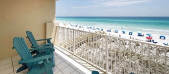 Gulf Side 402/🌊Gulf front/🏖️Beach Service/🐶 Pet Friendly