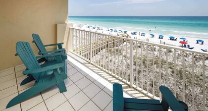 Gulf Side 402/🌊Gulf front/🏖️Beach Service/🐶 Pet Friendly