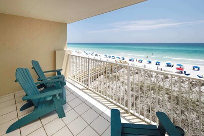 Gulf Side 402/🌊Gulf front/🏖️Beach Service/🐶 Pet Friendly