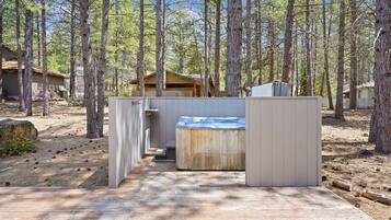 Idromassaggio all'aperto