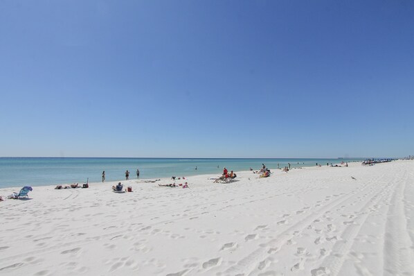 On the beach