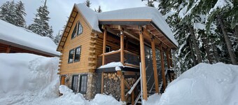 Cozy Alpine style chalet ,Hot Tub in the trees ,Pet Freindly ,Fast Internet !