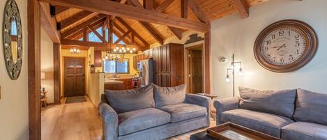 TV connectée, cheminée