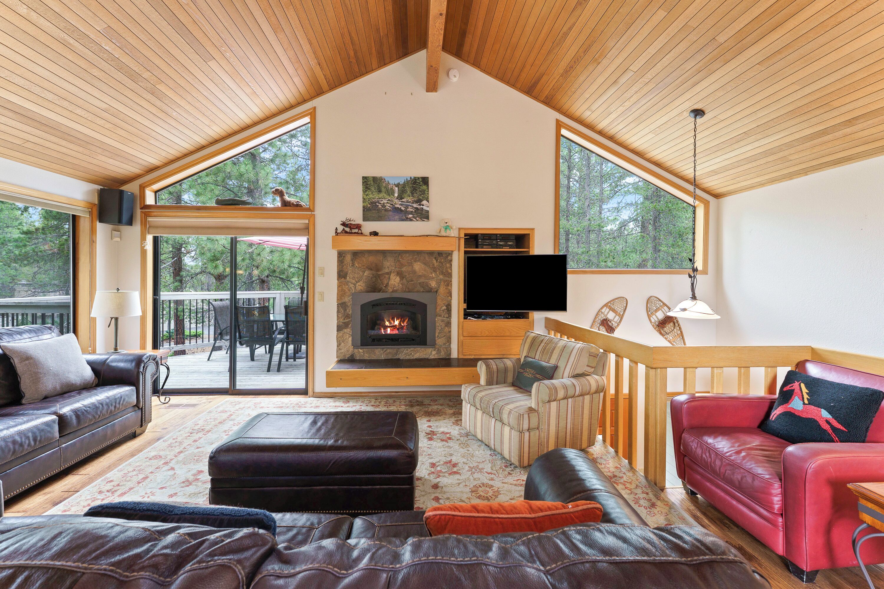 Fernseher, Kamin, DVD-Player, Tischtennisplatte