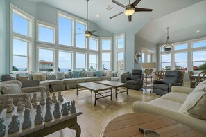 TV, fireplace, DVD player, stereo