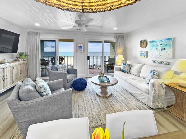 Smart TV, DVD player, stereo