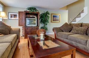 Televisión, reproductor de DVD y estéreo 