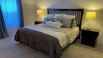 2 bedrooms, iron/ironing board, free WiFi, bed sheets