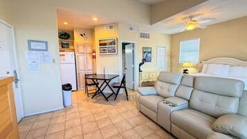 Flat-screen TV, DVD player, offices