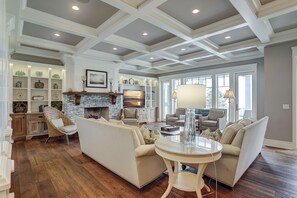 Smart TV, video games, DVD player, ping pong