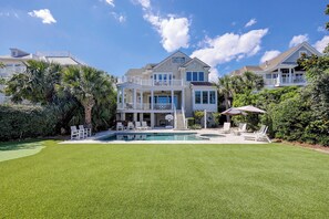 Exterior - 31B Dune Lane - Coastal Chic Oceanfront 6-Bedroom Home! (Hilton Head Island)