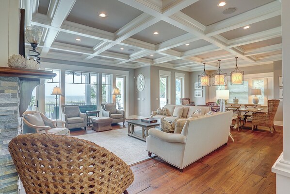 Smart TV, video games, DVD player, ping pong