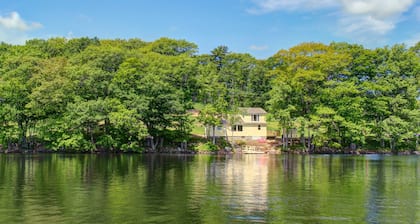 Newly Restored Waterfront Cottage with Private Dock, Fireplace, & Farm - Dogs OK