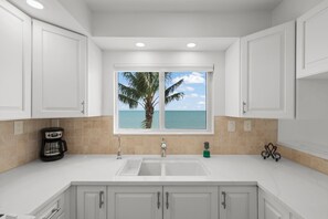 Fridge, microwave, oven, stovetop - Island Beach Club #360D is a 2/2 vacation rental on Sanibel Island! (Sanibel)