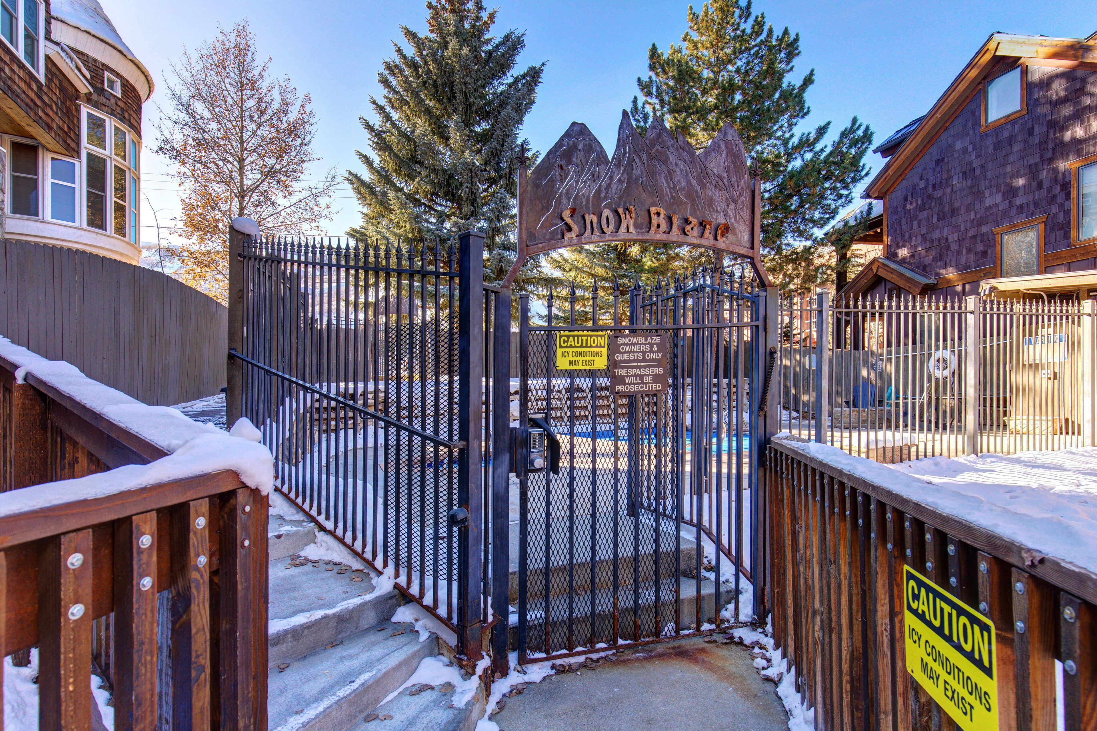 Enceinte de l’hébergement