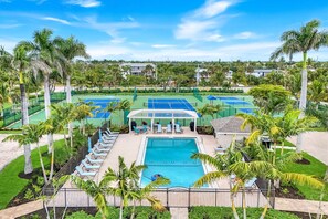 Una piscina climatizada