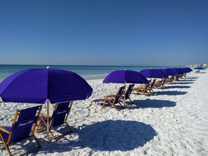 On the beach