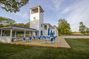 Outdoor dining - Starry Nights at Beachwalk • Sleeps 18 by Lake Michigan (Michigan City)