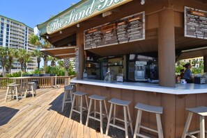 Seasonal Beachside Bar and Grill