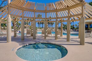 Et oppvarmet basseng