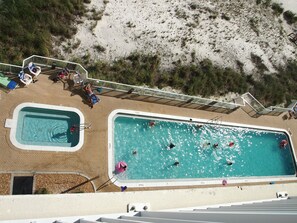 Indoor pool, a heated pool