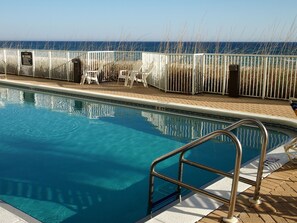Indoor pool, a heated pool