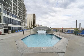 Indoor pool, a heated pool