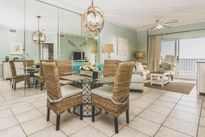 TV - Gulf Front Condo | Outdoor & Indoor Pools! (Orange Beach)