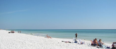 Vlak bij het strand