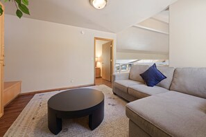 TV, fireplace, DVD player