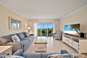 Smart TV, DVD player - South Seas Beach Villa 2424 -Captiva Island gulf front beach vacation rental (Captiva)