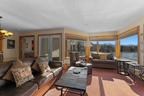 TV, fireplace, DVD player