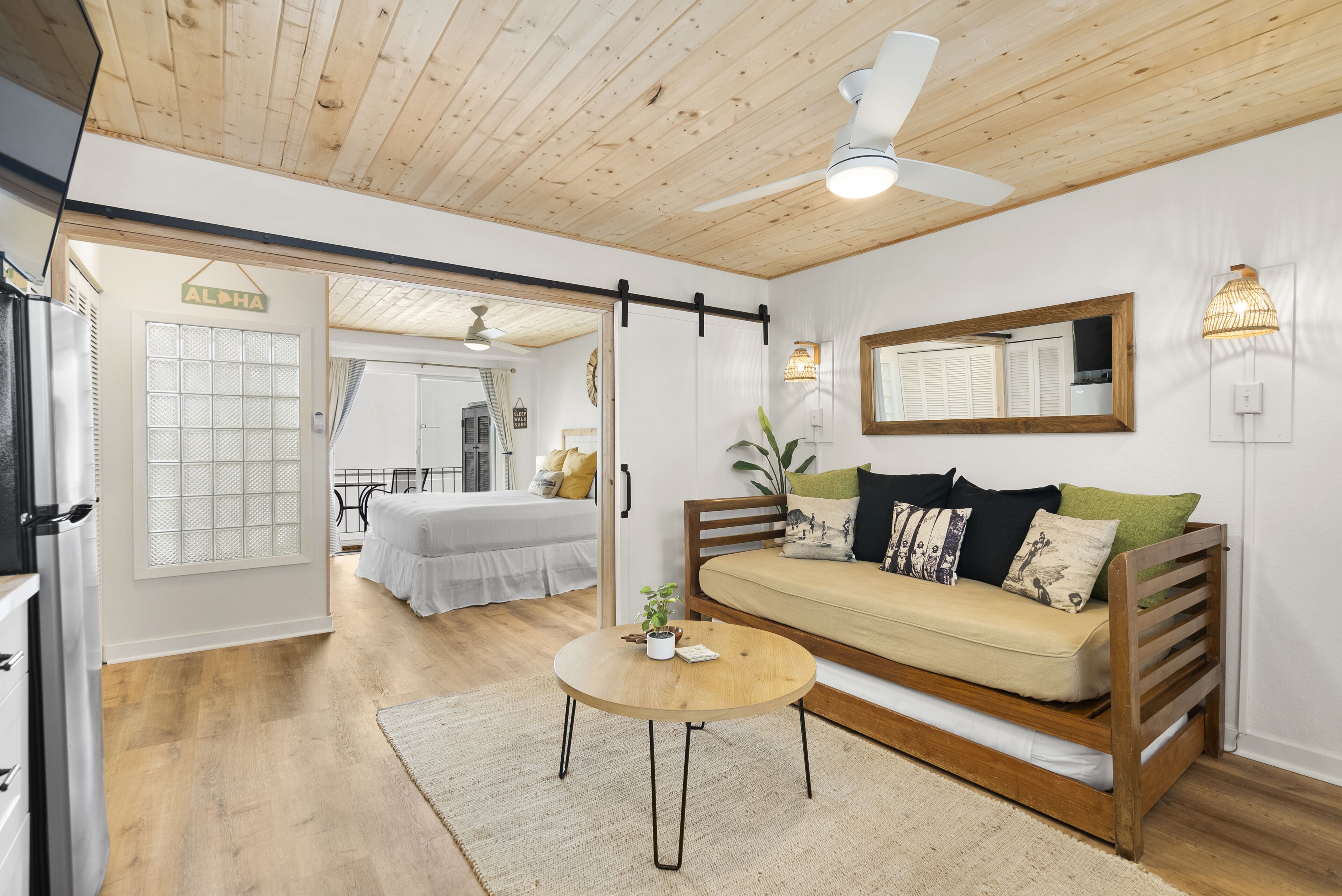 1 soverom, strykejern/-brett, wi-fi (inkludert) og sengetøy