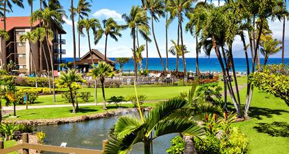 Beachy condo with garden and ocean views