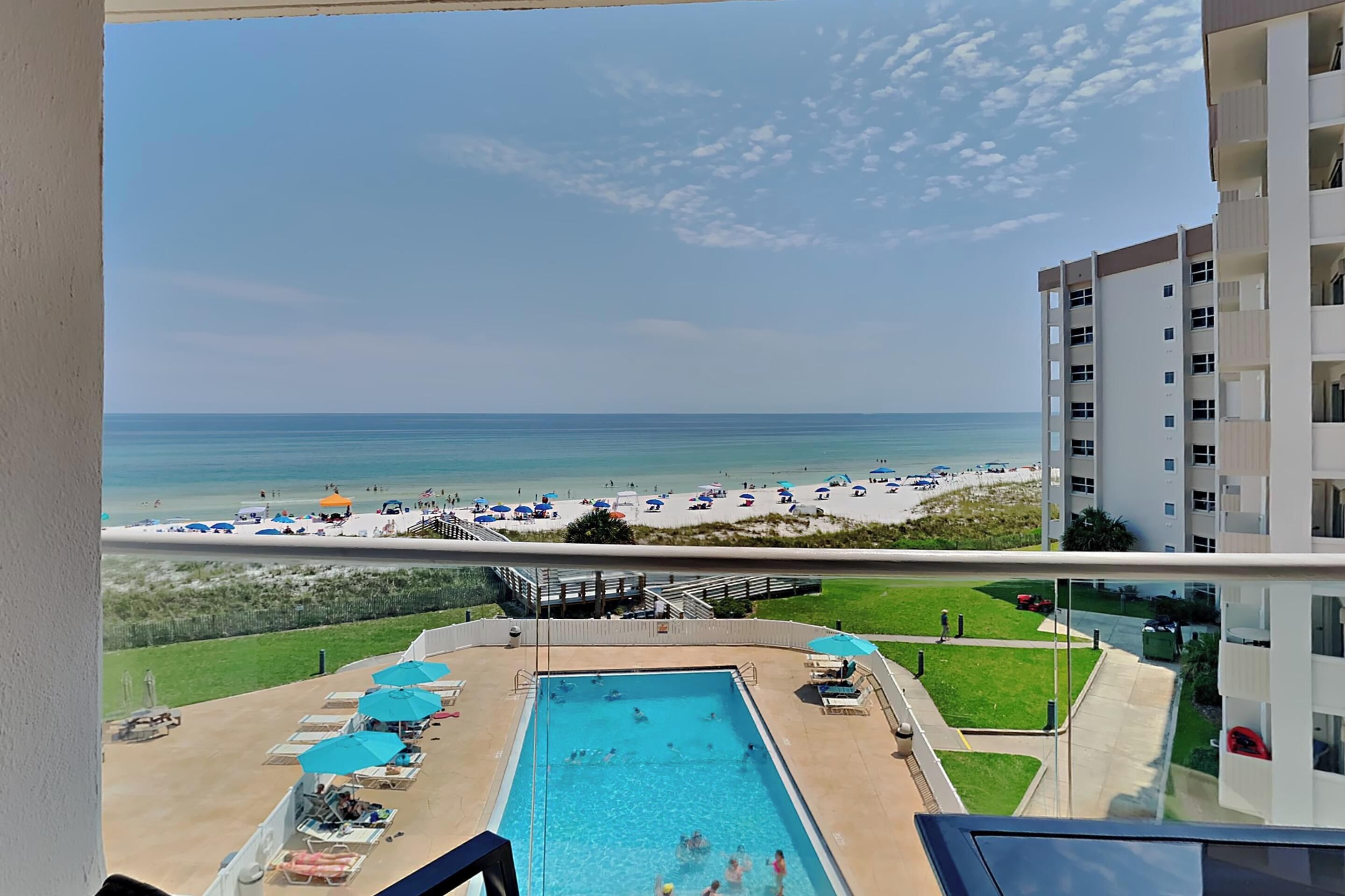Regency Towers #507 East | Balcony, Gulf Views!