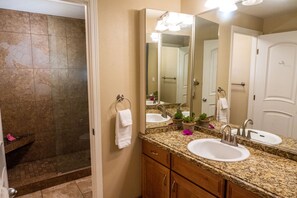 Shower, towels