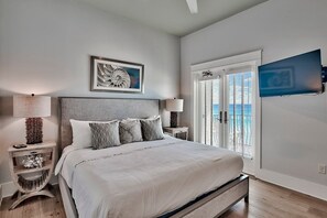 6 bedrooms, iron/ironing board, Internet, bed sheets - Gulf Breeze- Gulf Front Vacation Home with Private Pool Area & Ocean Views (Miramar Beach)