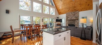 Waterfront Fun Dog Friendly Home w/ Hot Tub & Dock