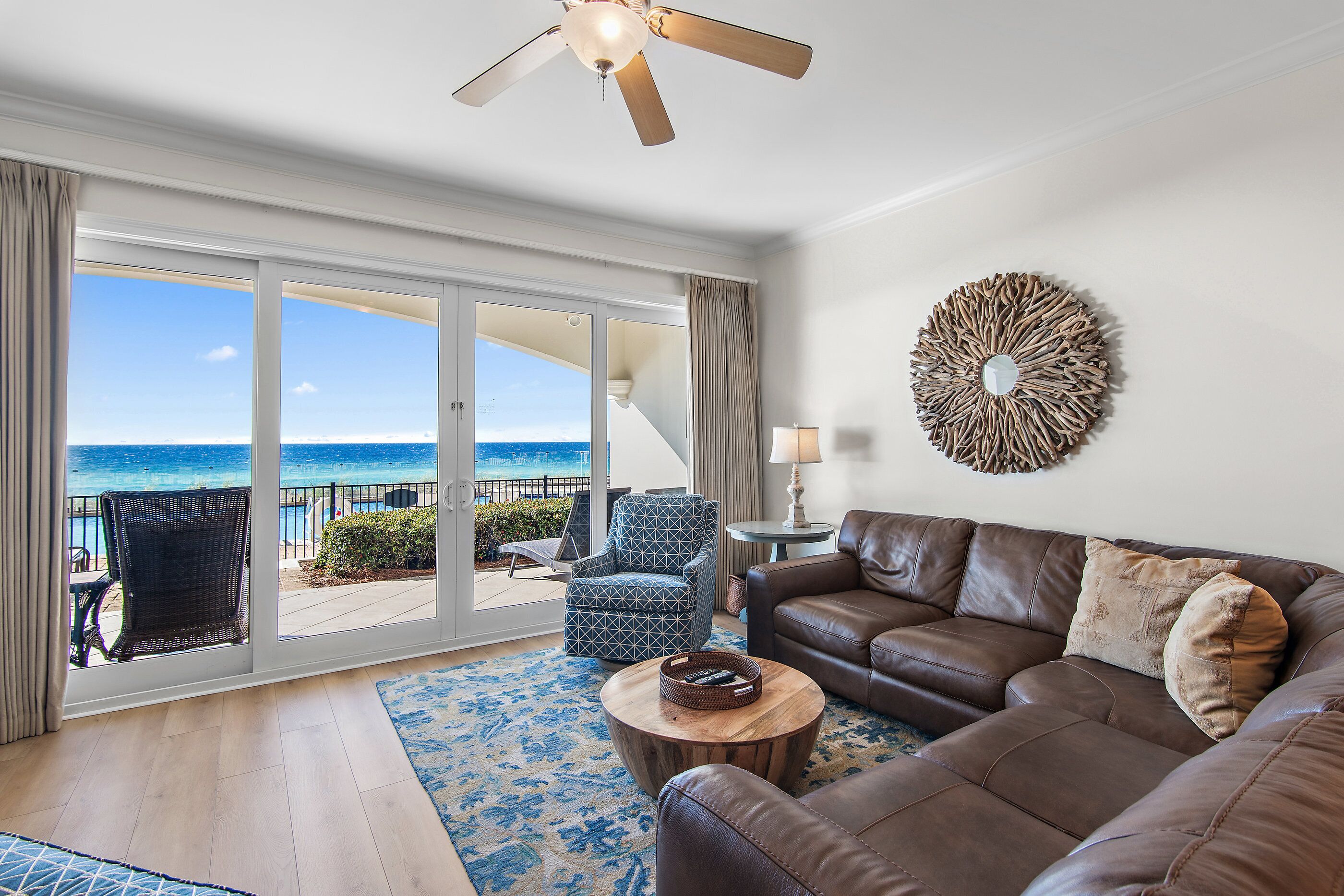 Smart TV, fireplace, DVD player, books