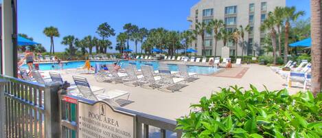 Una piscina riscaldata