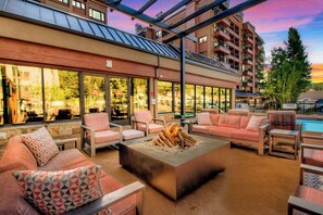 Terrace/patio - Experience the Village at Breckenridge Chateaux 1023: Resort Amenities! (Breckenridge)
