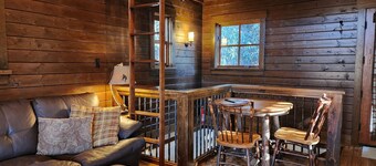 Woodpecker’s Hollow | Cabin w/ Fireplace + Views + Biltmore Pass
