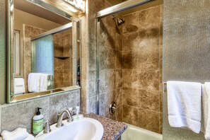 Hair dryer, towels