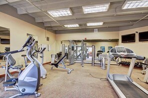 Fitness facility - Spacious 6BR penthouse in Breckenridge with ski area views, Beaver Run Peak 9 Penthouse! (Breckenridge)