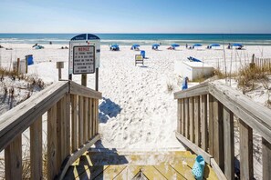 On the beach
