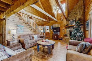 Televisio, takka, videopelejä, DVD-soitin