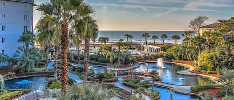 Indoor pool, a heated pool